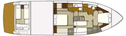 Схема палубы GALEON 550 FLY - фотография 3